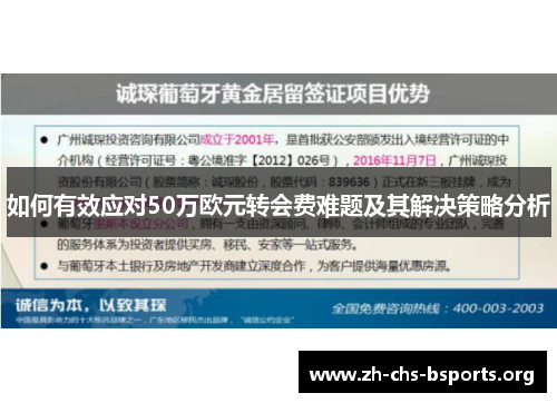 如何有效应对50万欧元转会费难题及其解决策略分析